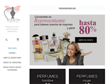 Tablet Screenshot of perfumesmayoreo.com